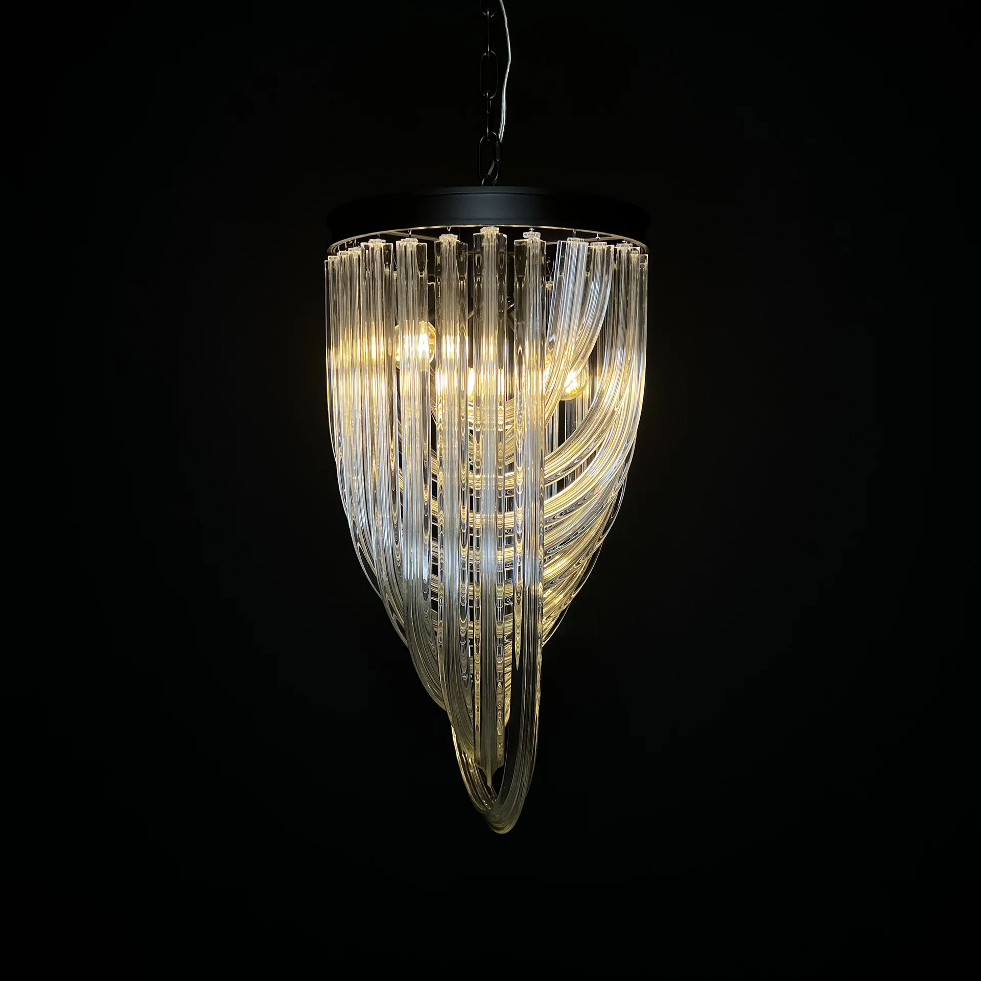 Подвесная люстра Chandelier Murano Clear - миниатюра 2