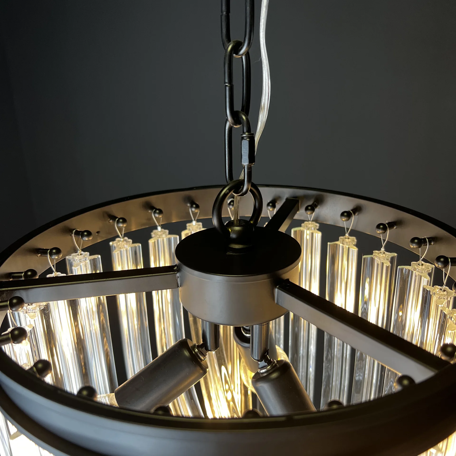 Подвесная люстра Chandelier Murano Clear - миниатюра 5