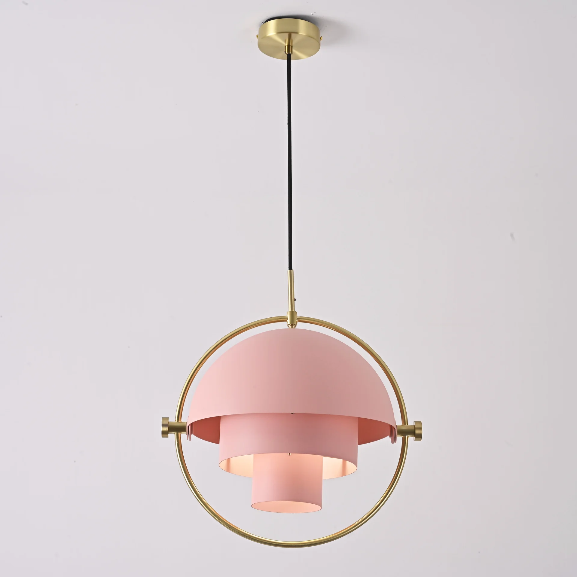 Подвесной светильник Louis Weisdorff Gubi Multi-lite Pendant Pink - миниатюра 4