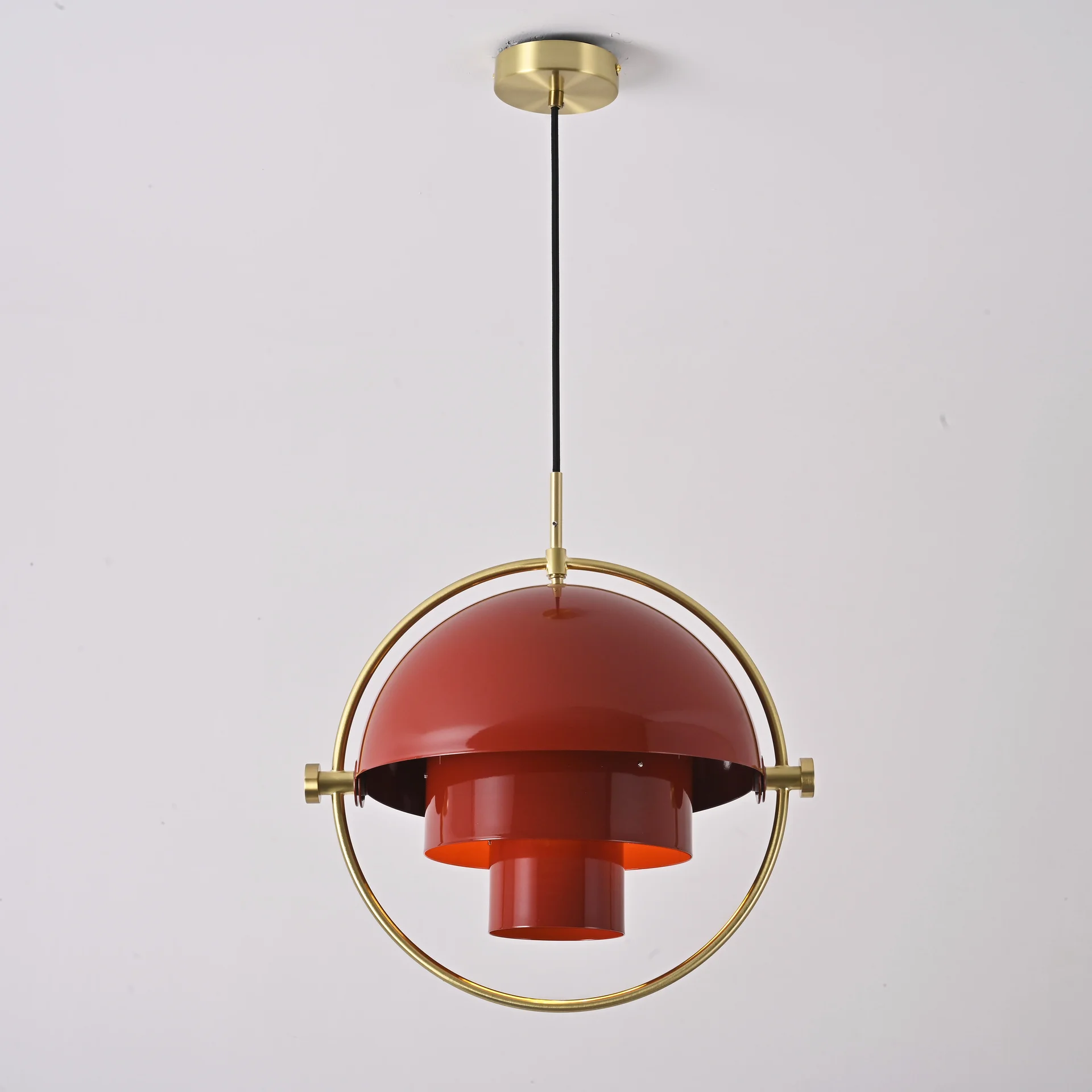 Подвесной светильник Louis Weisdorff Gubi Multi-lite Pendant Red - миниатюра 10