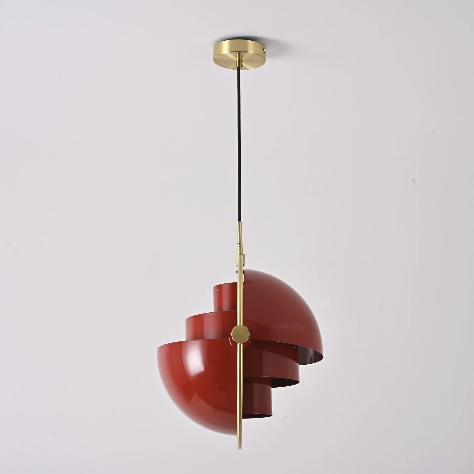 Подвесной светильник Louis Weisdorff Gubi Multi-lite Pendant Red - миниатюра 3