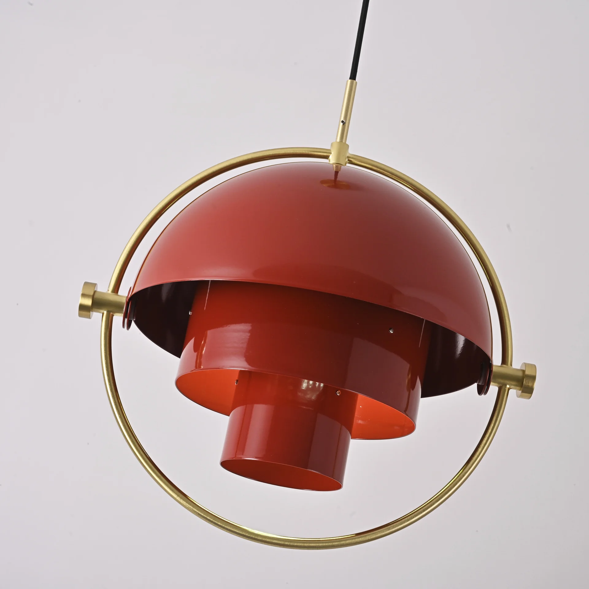 Подвесной светильник Louis Weisdorff Gubi Multi-lite Pendant Red - миниатюра 6