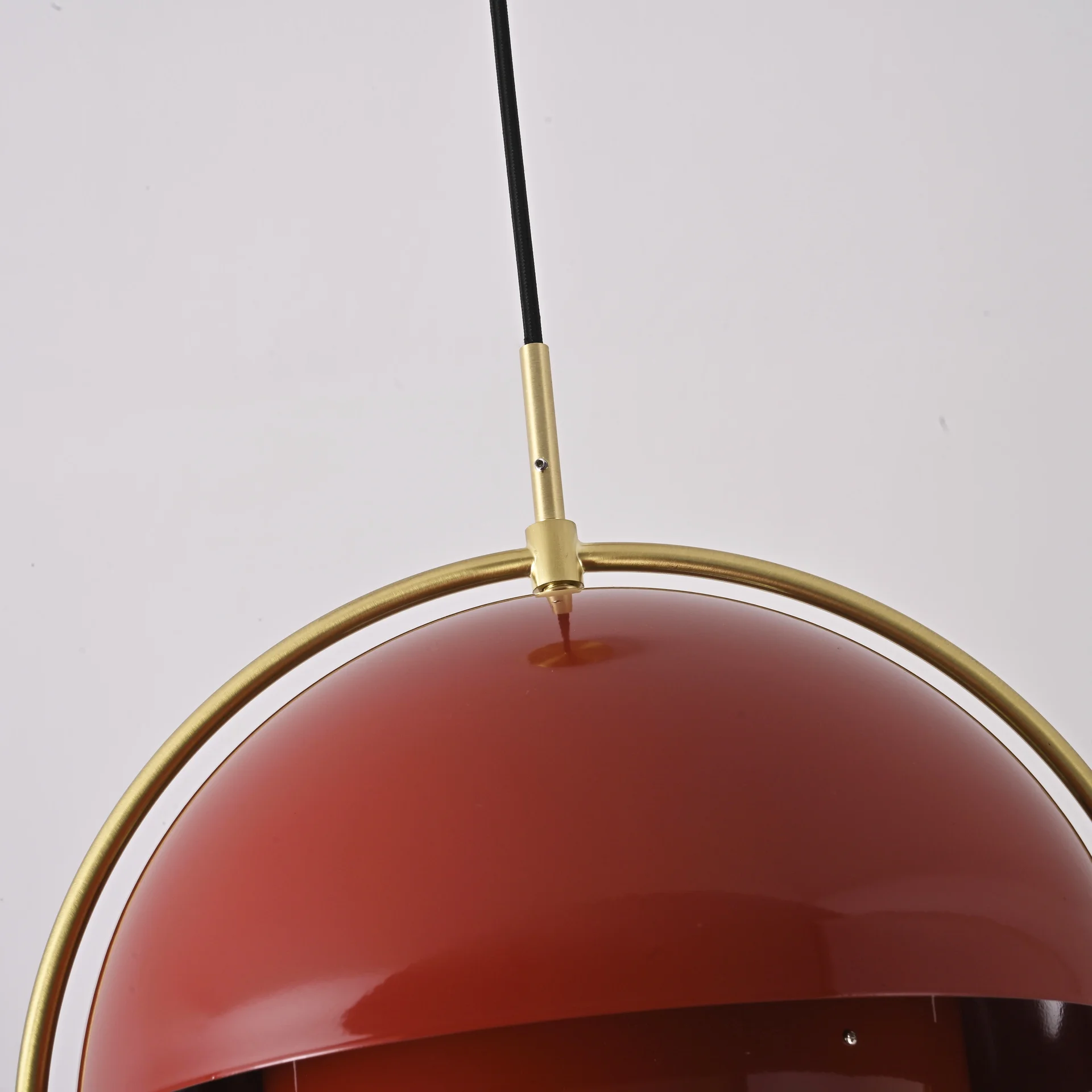 Подвесной светильник Louis Weisdorff Gubi Multi-lite Pendant Red - миниатюра 7