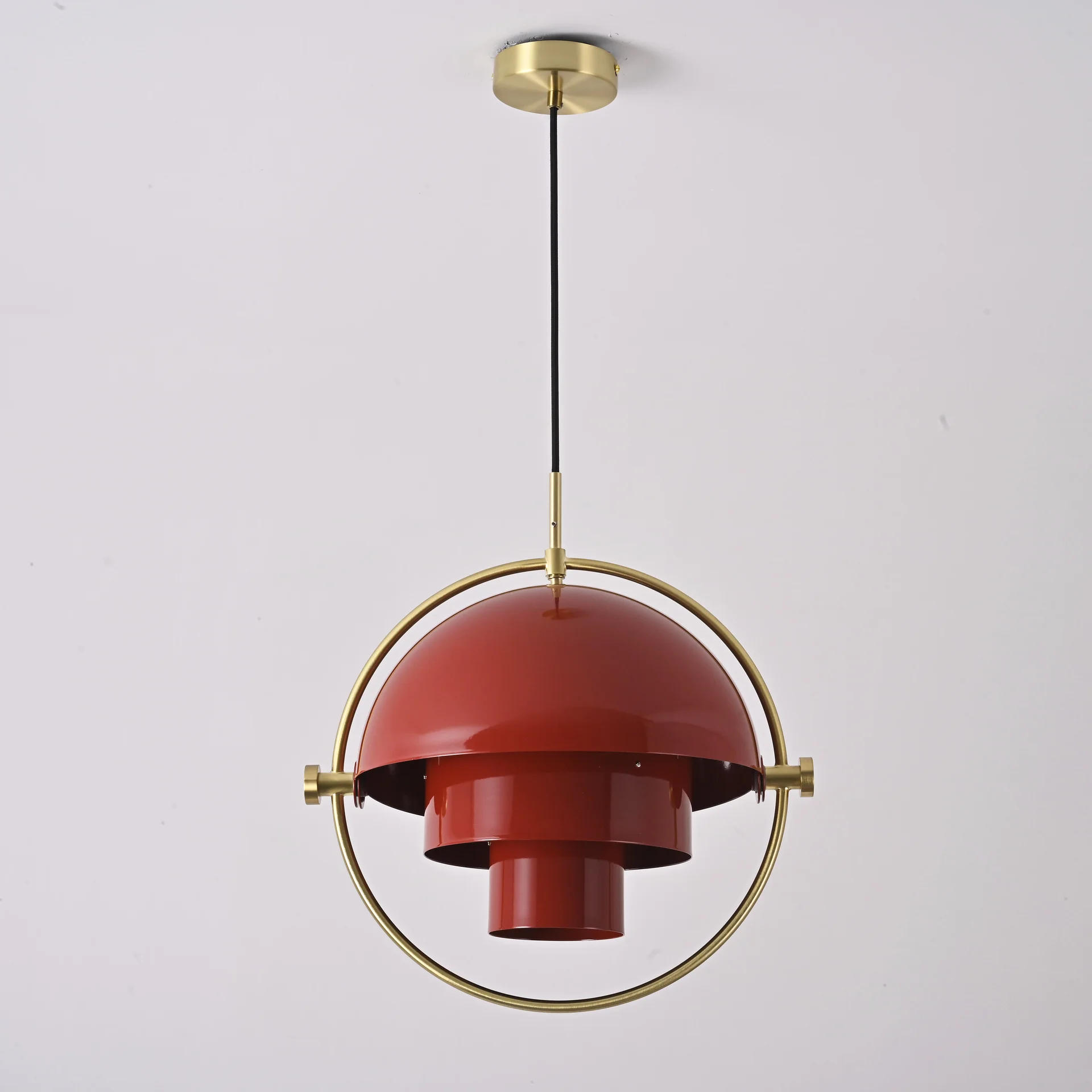 Подвесной светильник Louis Weisdorff Gubi Multi-lite Pendant Red - миниатюра 9