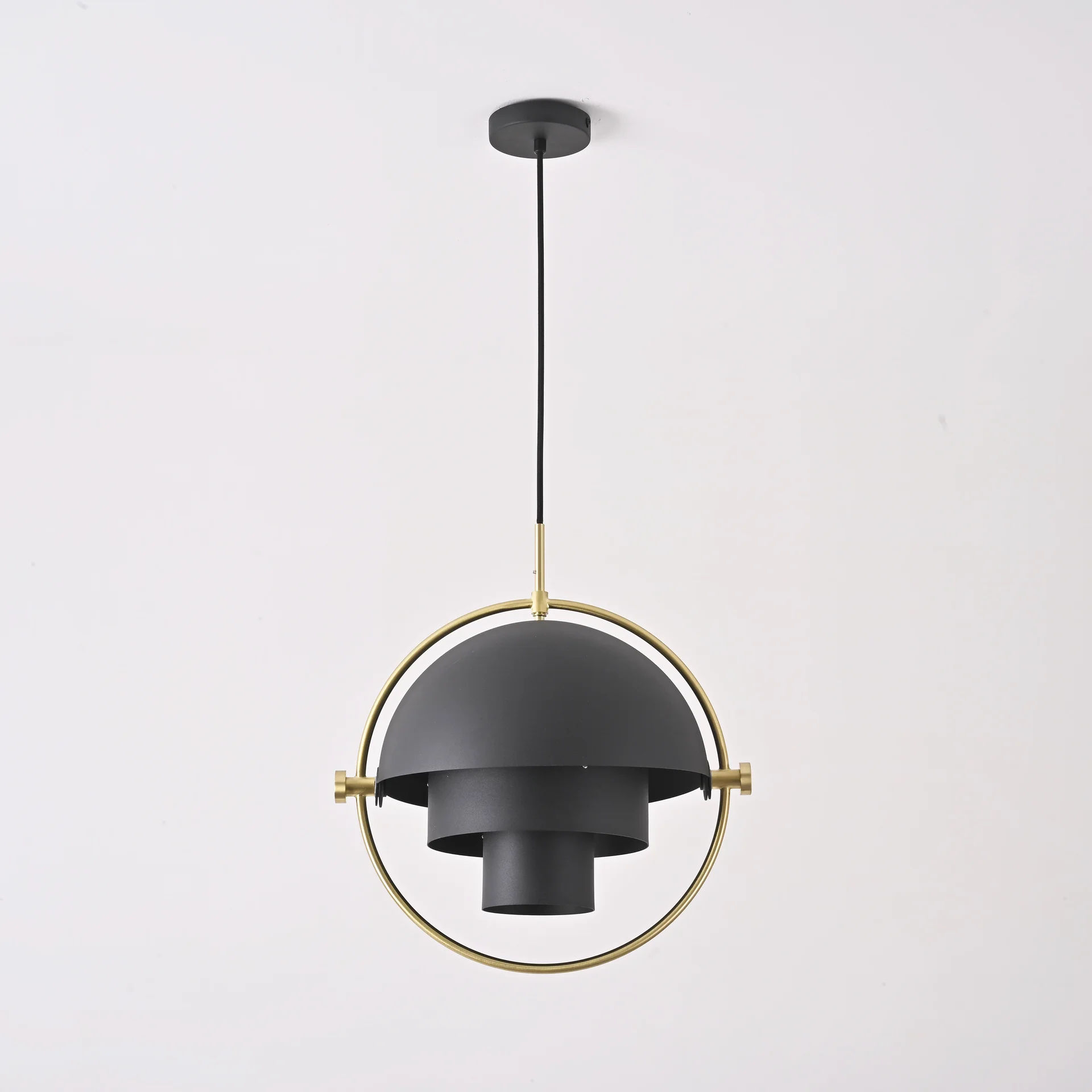 Подвесной светильник Louis Weisdorff Gubi Multi-lite Suspension Lamp Black - миниатюра 2