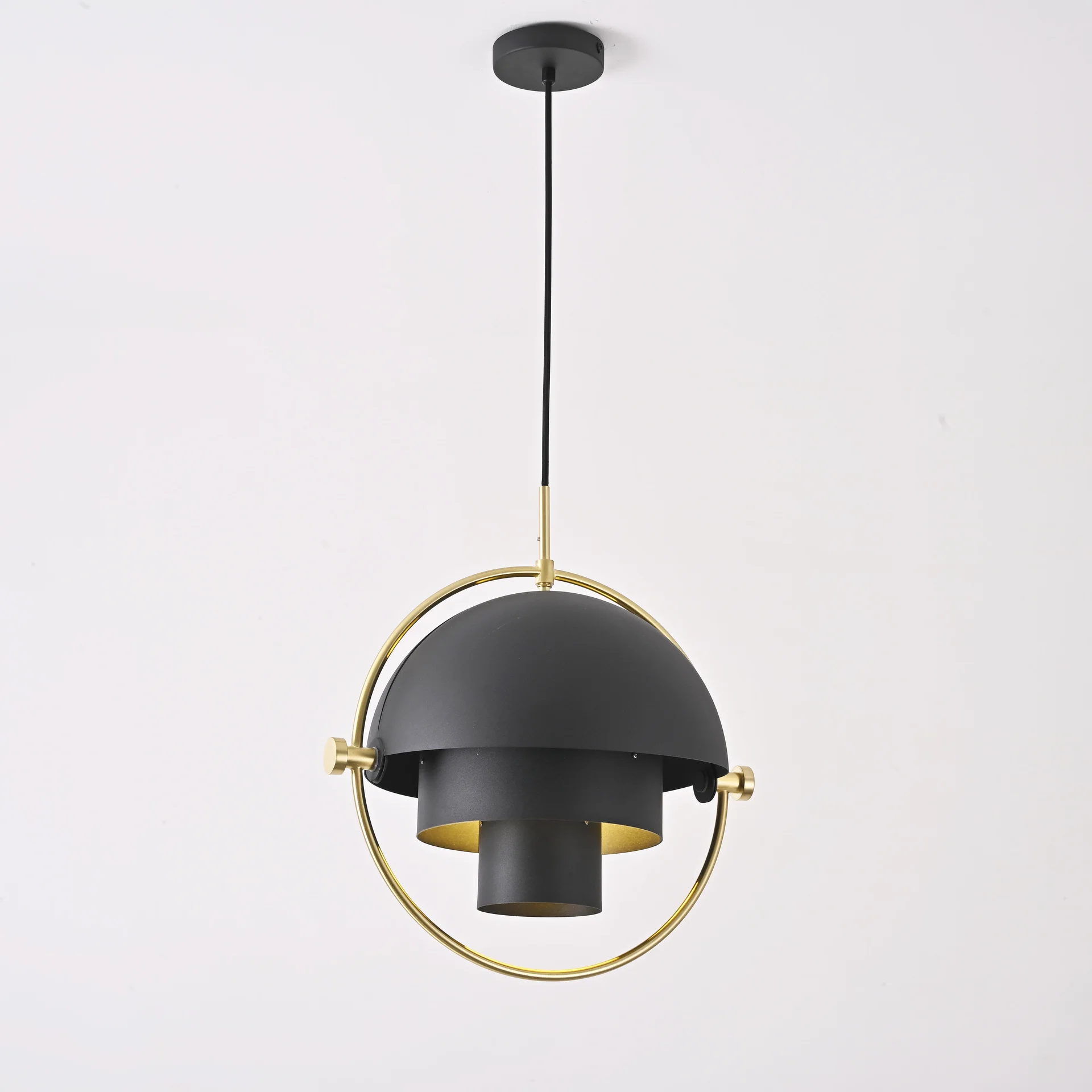 Подвесной светильник Louis Weisdorff Gubi Multi-lite Suspension Lamp Black - миниатюра 4