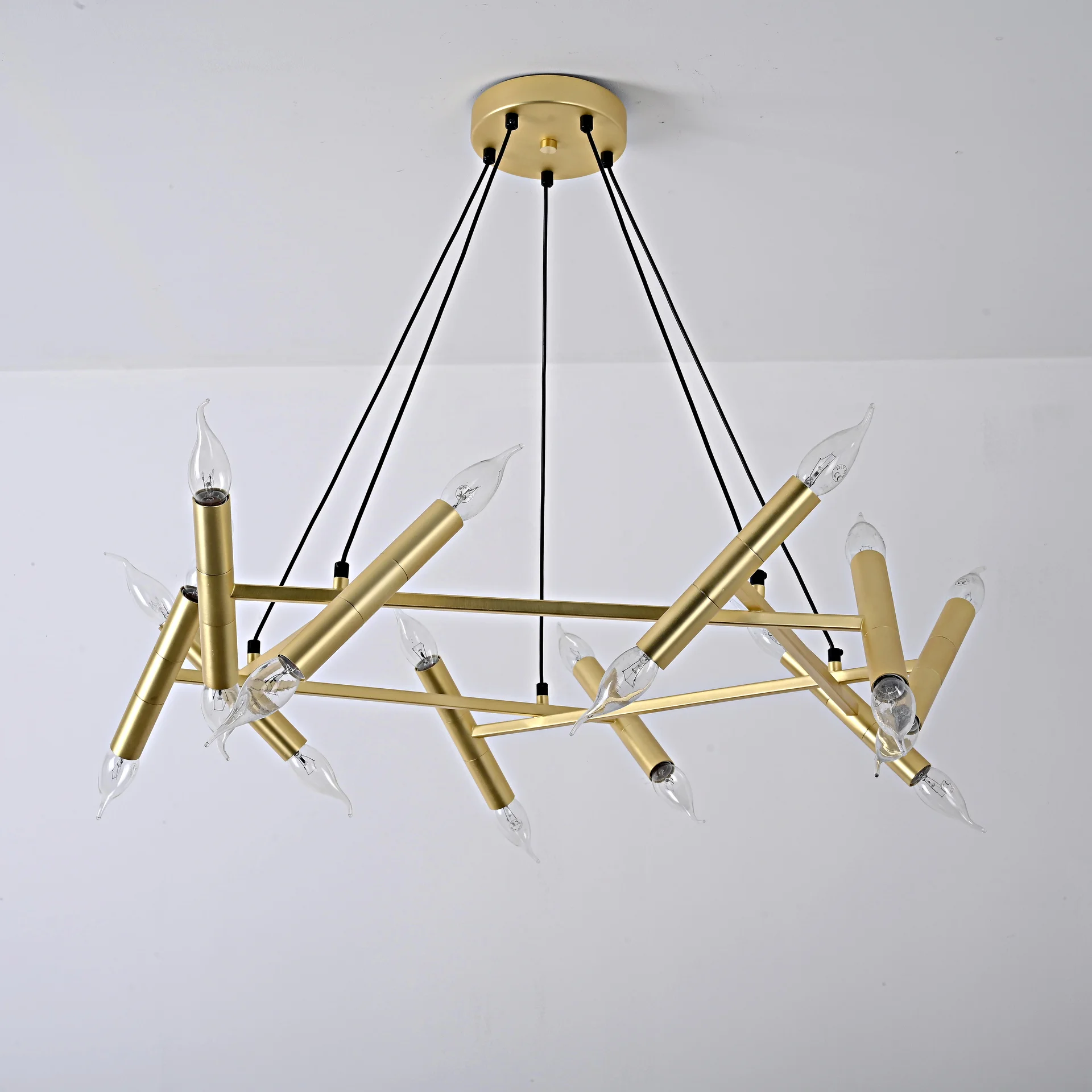 Подвесная люстра JONATHAN BROWNING Le Pentagone Chandelier 20 Light - миниатюра 2