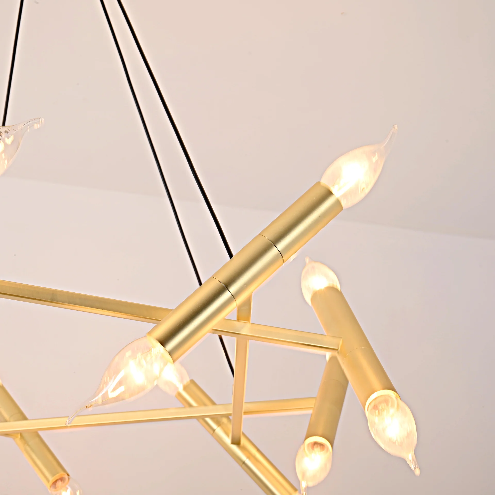 Подвесная люстра JONATHAN BROWNING Le Pentagone Chandelier 20 Light - миниатюра 6