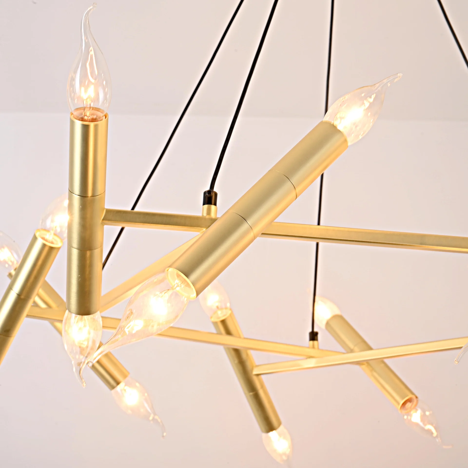Подвесная люстра JONATHAN BROWNING Le Pentagone Chandelier 20 Light - миниатюра 7