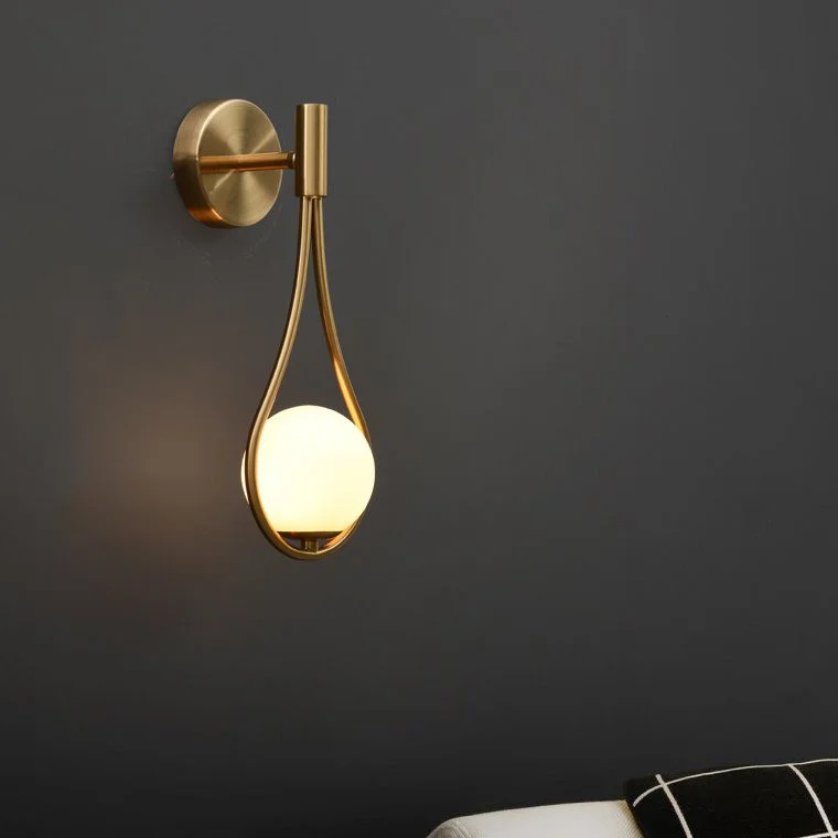 Настенное бра HOOP DROP WALL Bronze - миниатюра 6