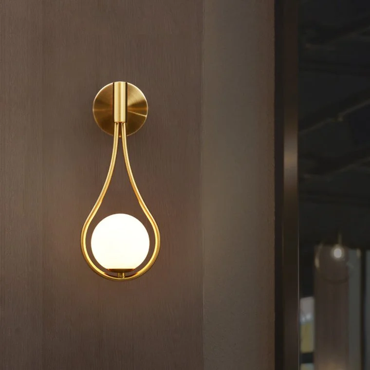 Настенное бра HOOP DROP WALL Bronze - миниатюра 8