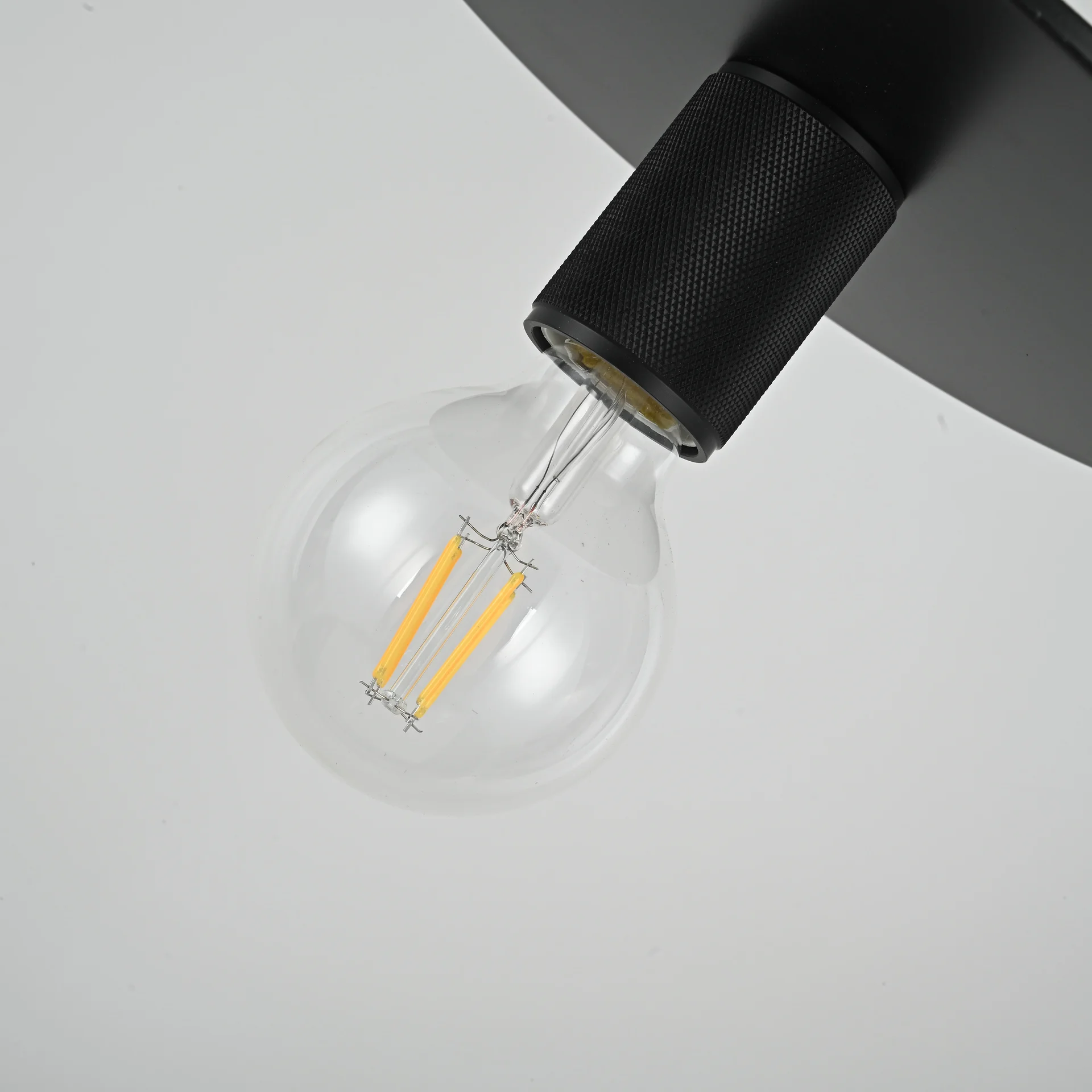 Подвесной светильник RH Utilitaire Disk Shade Pendant Black - миниатюра 7