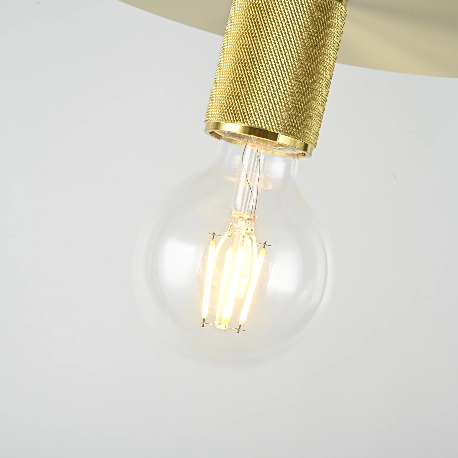 Подвесной светильник RH Utilitaire Disk Shade Pendant Brass - миниатюра 7