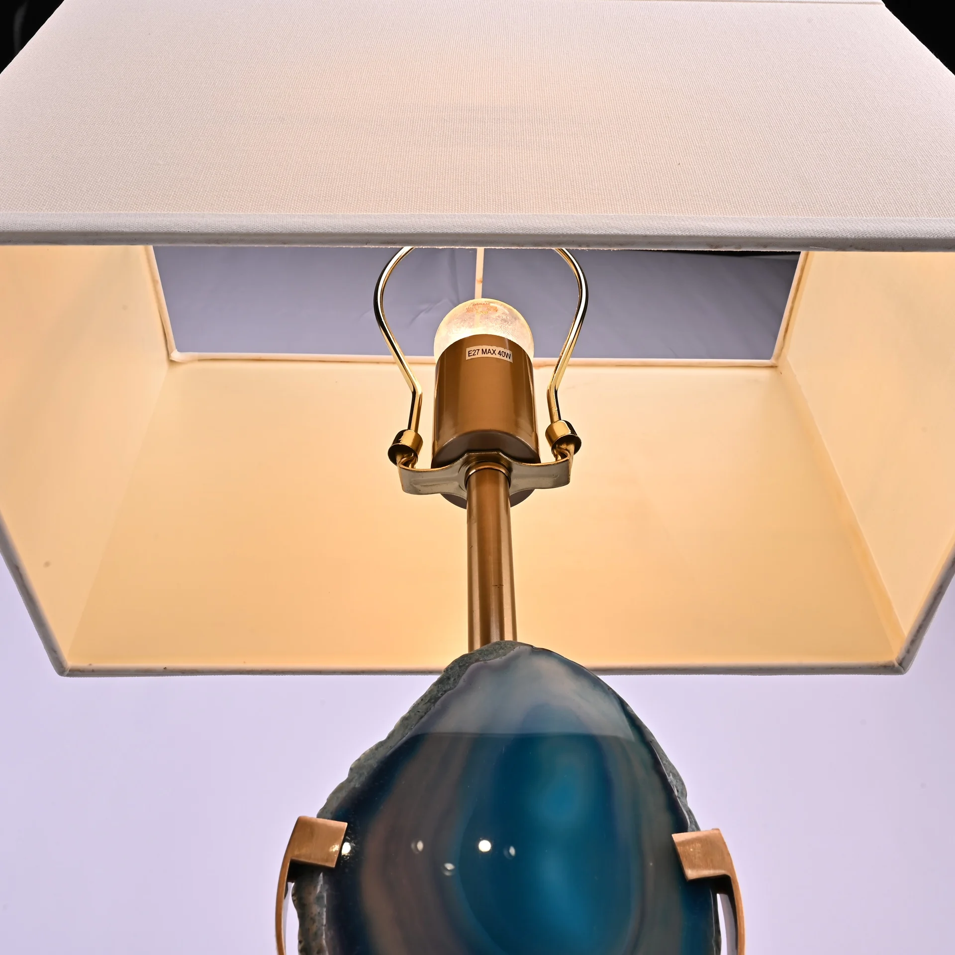 Настольная лампа Blue Agate Table Lamp - миниатюра 10