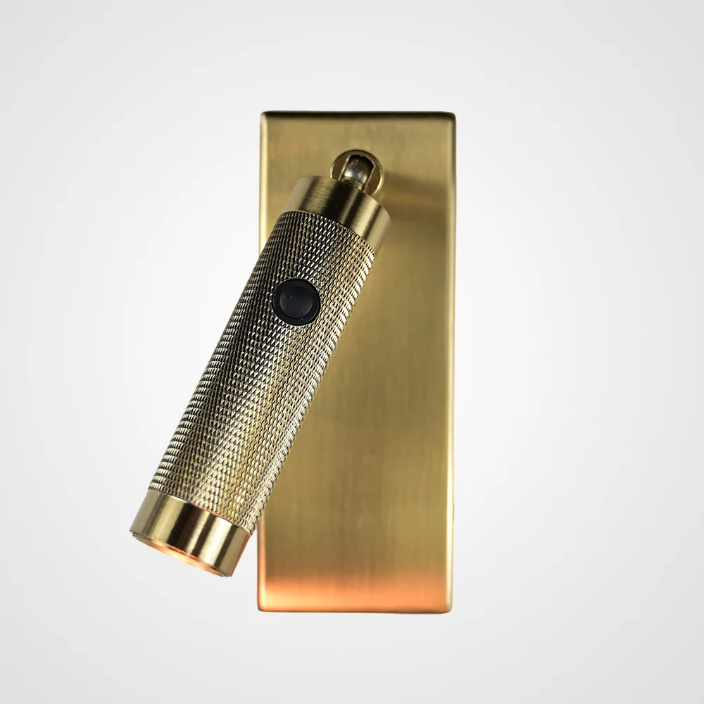 Бра Chelsom WALL LED KNURL BRASS - изображение 1