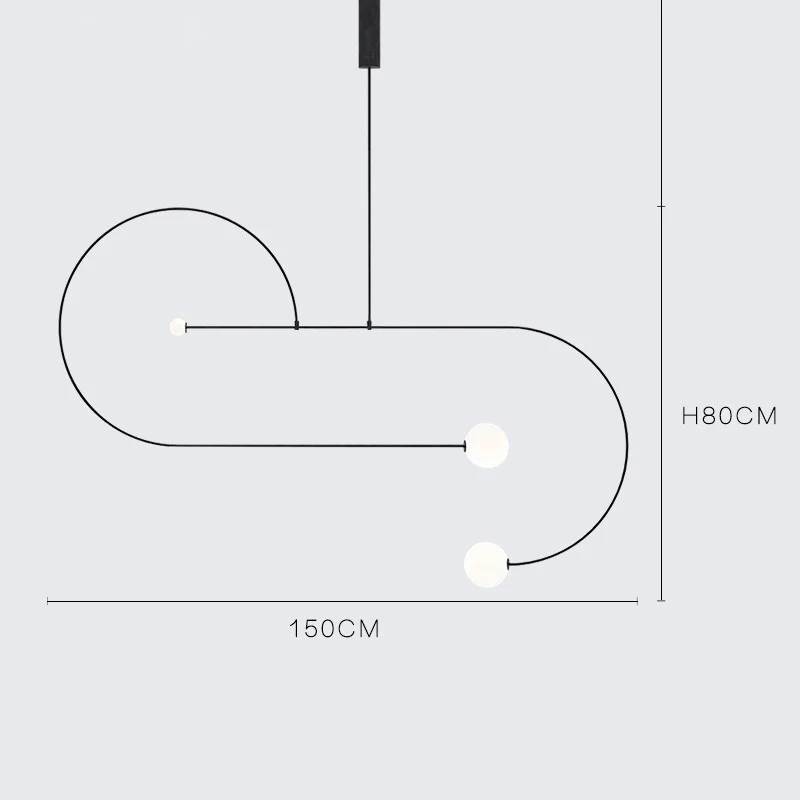Подвесной светильник LINES D - миниатюра 3