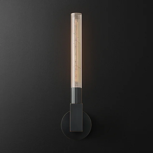 Бра CANELLE wall lamp SINGLE Sconces Black - миниатюра 2