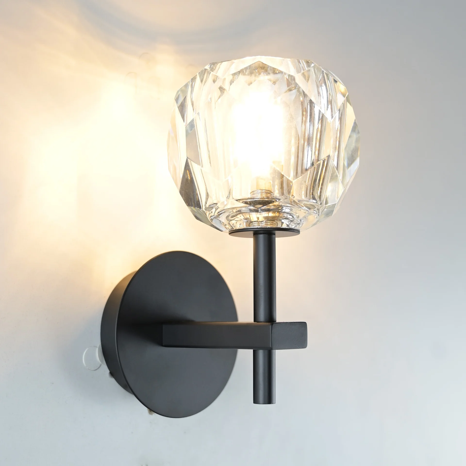 Бра Boule de Cristal Single Sconce Black - миниатюра 3