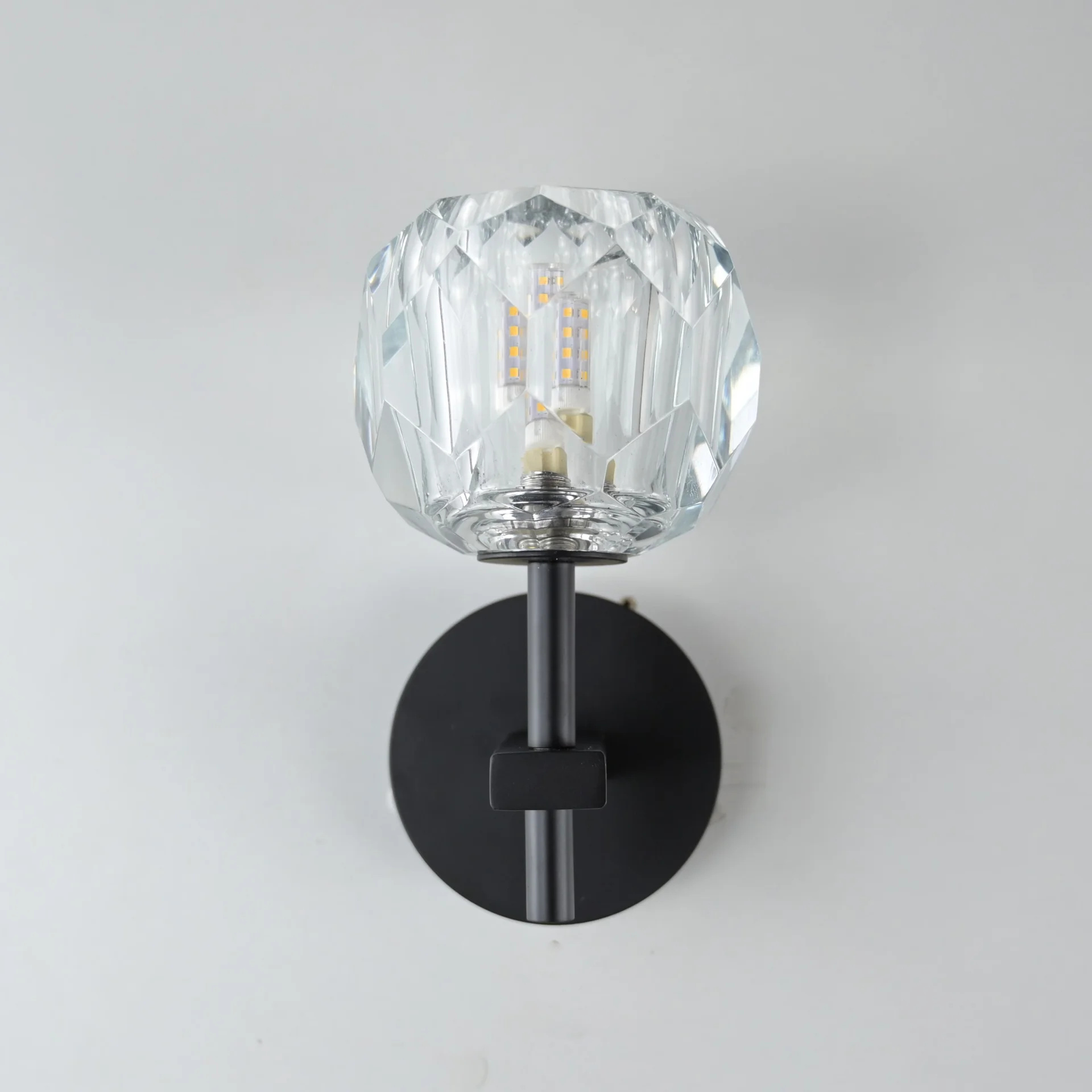 Бра Boule de Cristal Single Sconce Black - миниатюра 6