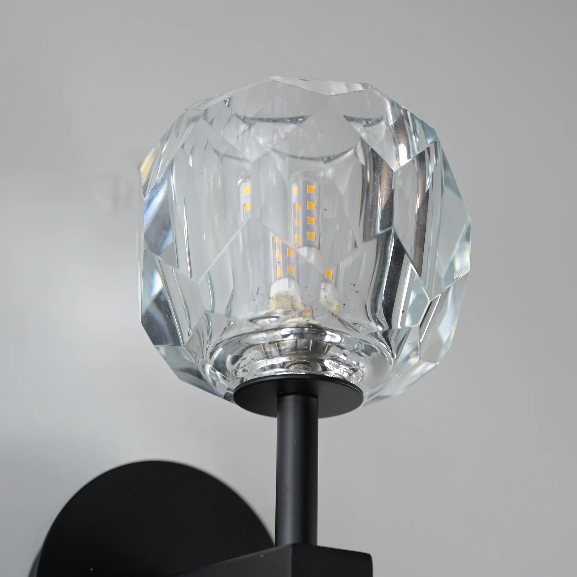 Бра Boule de Cristal Single Sconce Black - миниатюра 7