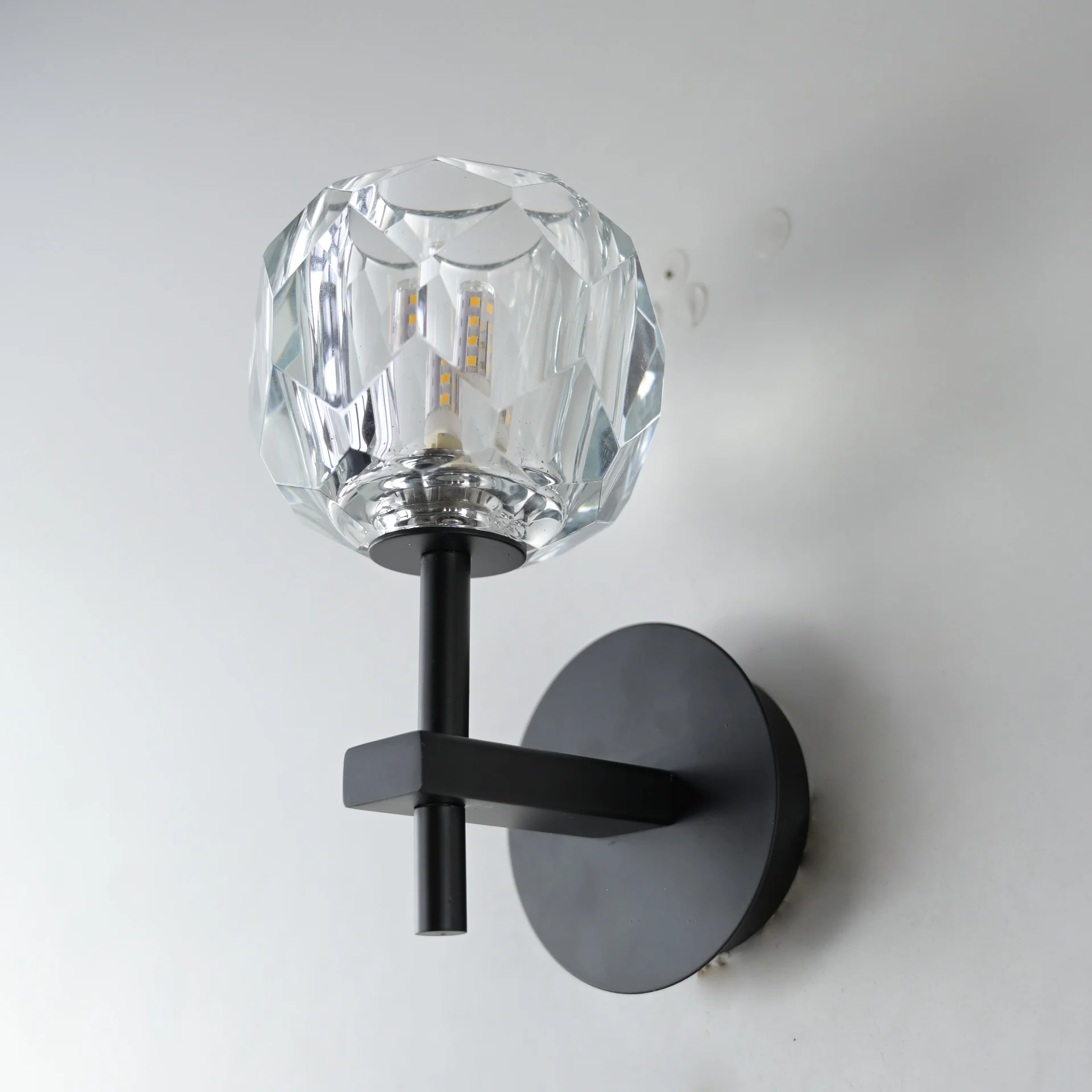 Бра Boule de Cristal Single Sconce Black - миниатюра 8