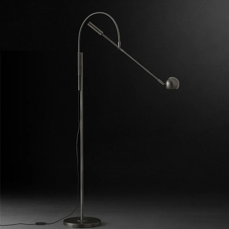 Торшер Restoration Hardware ORBITER II Task Floor Black - изображение 1