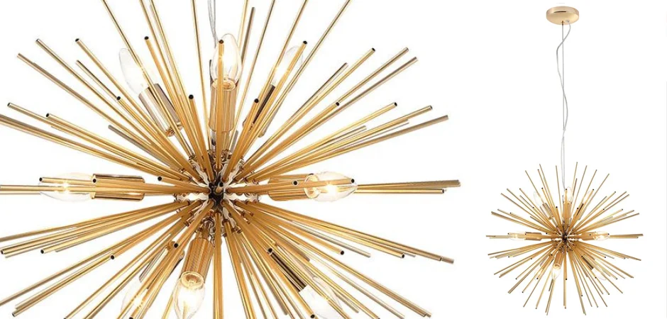 Подвесная люстра ASTRA STAR Chandelier Gold 58 - миниатюра 2