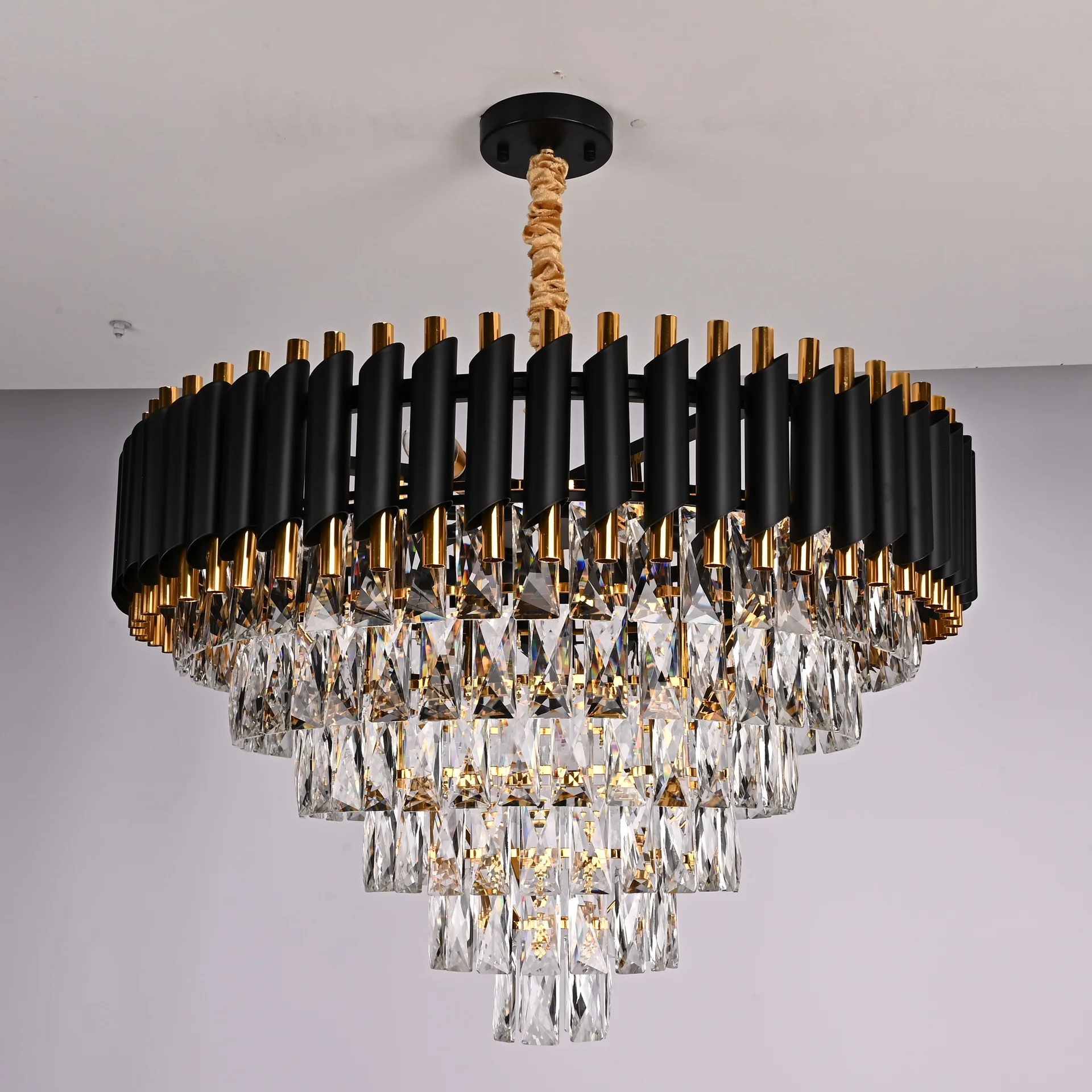 Подвесная люстра Empire Black Chandelier Crystal D 70 - миниатюра 12