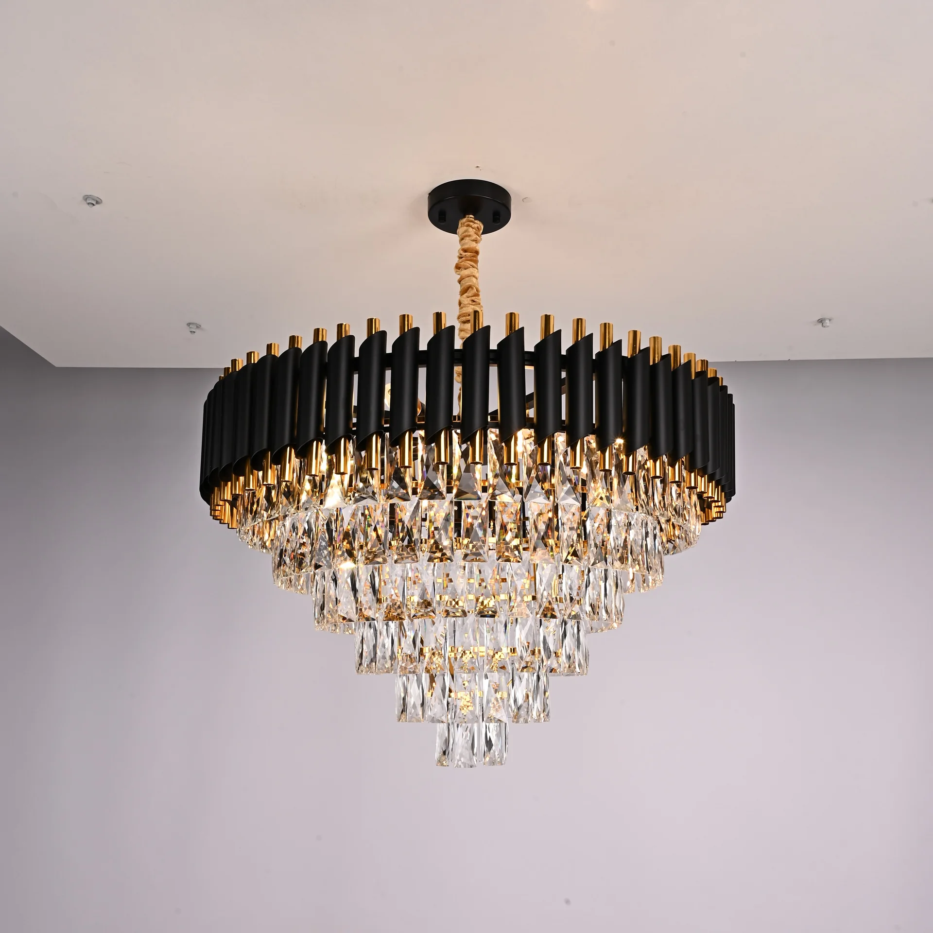 Подвесная люстра Empire Black Chandelier Crystal D 70 - миниатюра 4