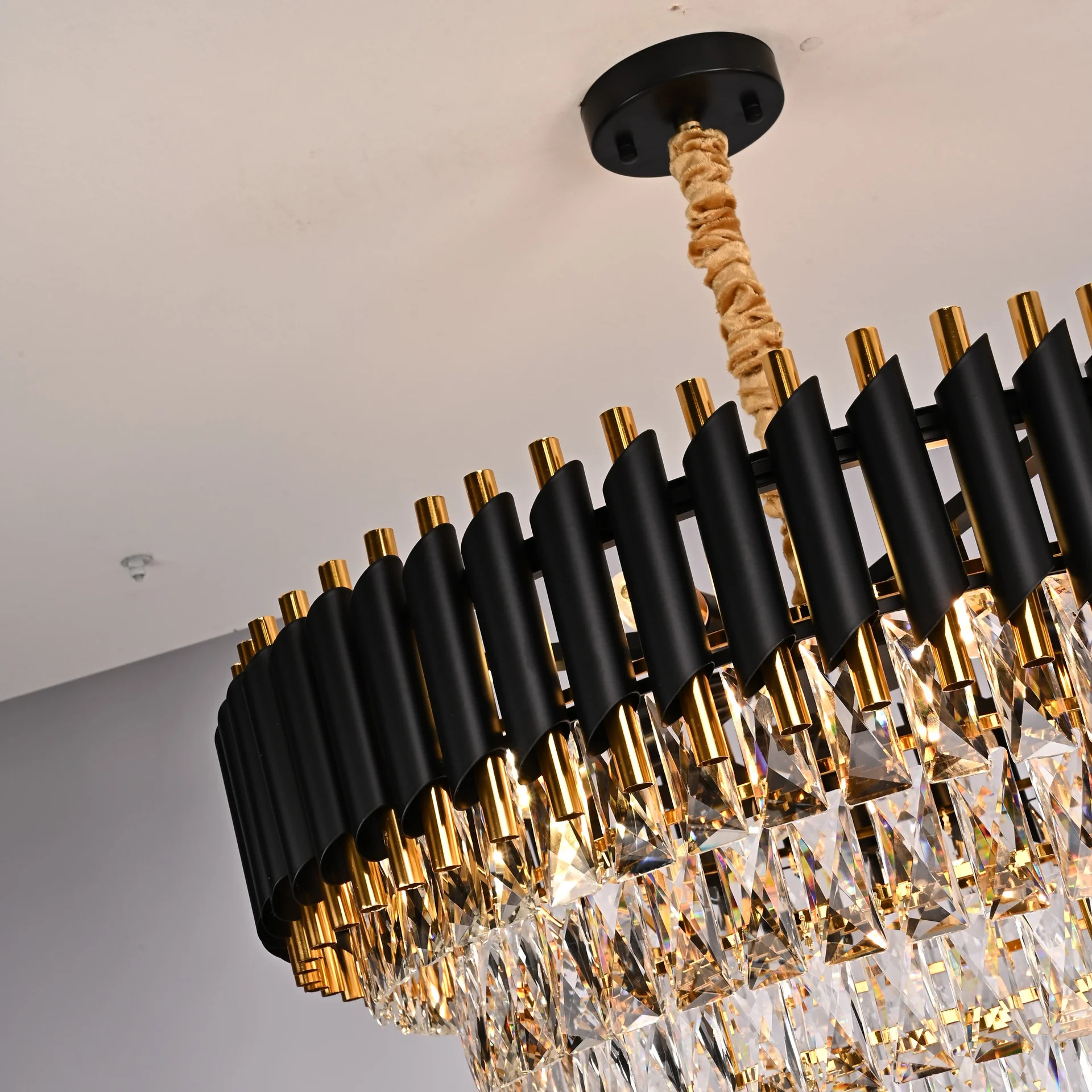 Подвесная люстра Empire Black Chandelier Crystal D 70 - миниатюра 5