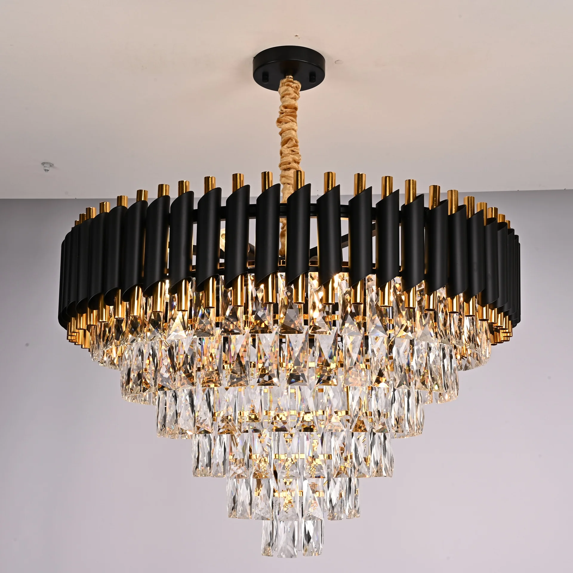 Подвесная люстра Empire Black Chandelier Crystal D 70 - миниатюра 8