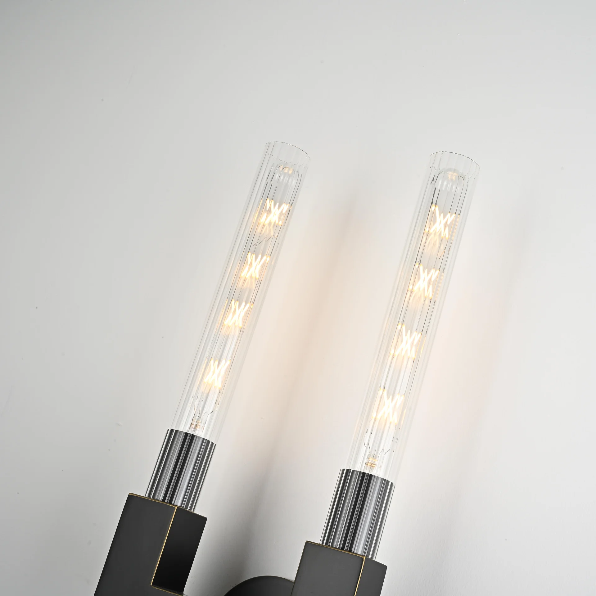 Бра CANELLE wall lamp DOUBLE Sconces Black - миниатюра 6