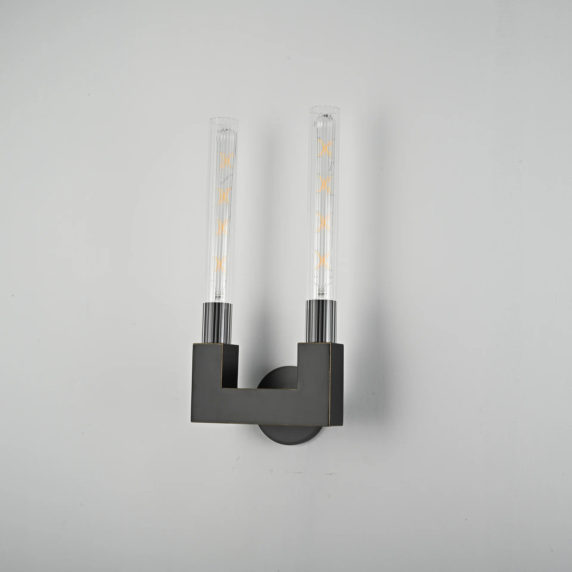 Бра CANELLE wall lamp DOUBLE Sconces Black - миниатюра 8