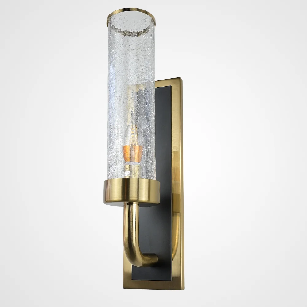 Бра Hudson Valley 1721-AGB Soriano 1 Light Wall Sconce In Aged Brass - изображение 1