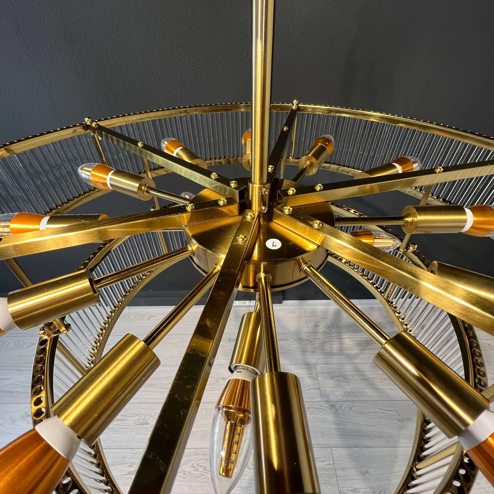 Люстра на штанге RH Marais Round Chandelier D80 - миниатюра 29