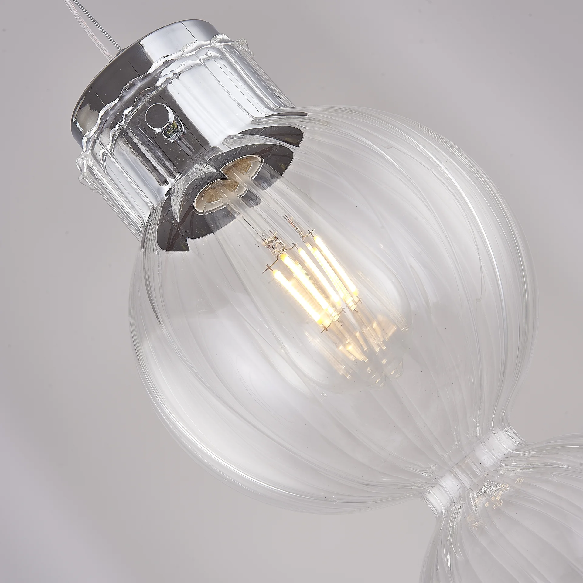 Подвесной светильник Heathfield Lighting - Medina Pendant Transparent - миниатюра 3