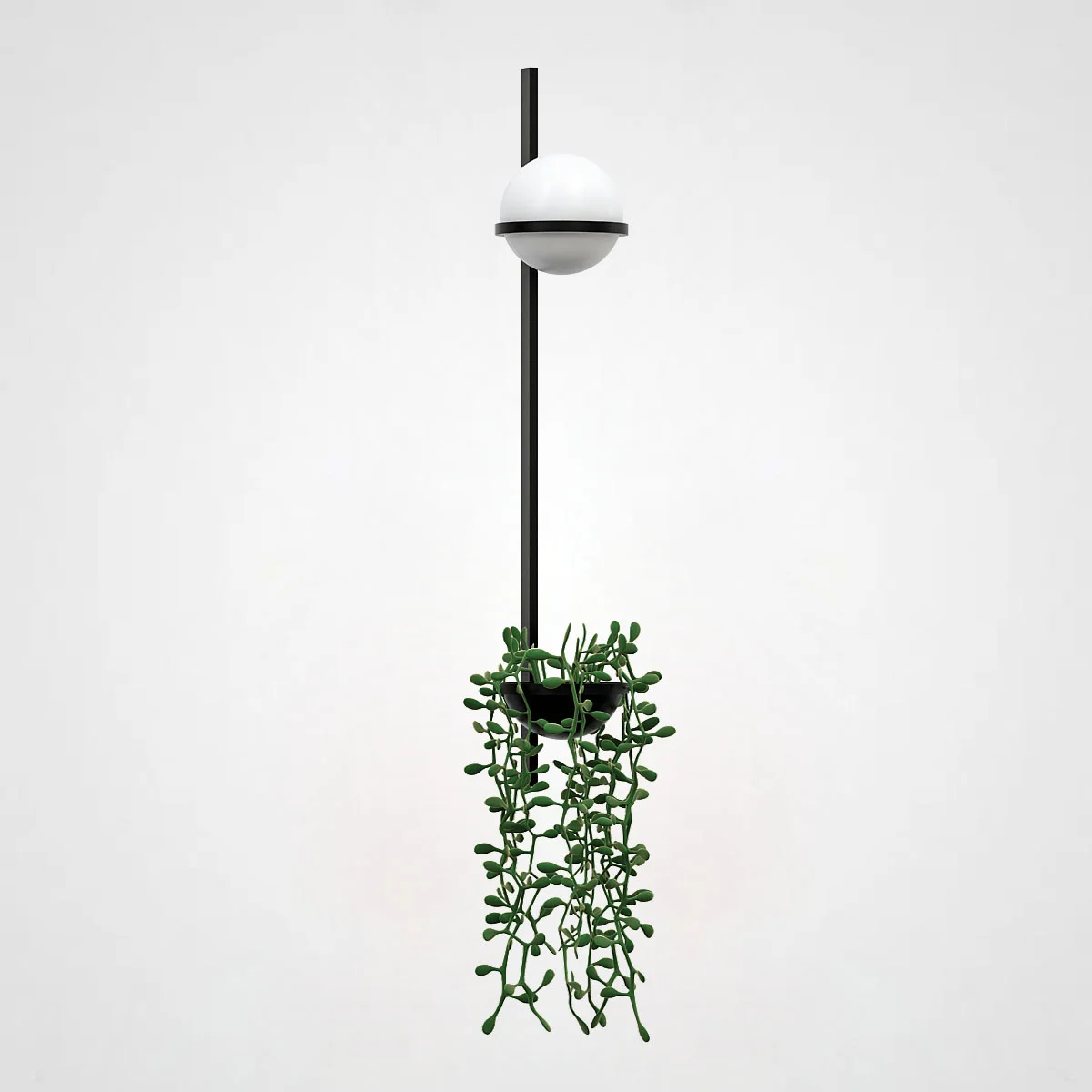 Бра PALMA Wall lamp 1 шар + 1 вазон вертикальная - изображение 1