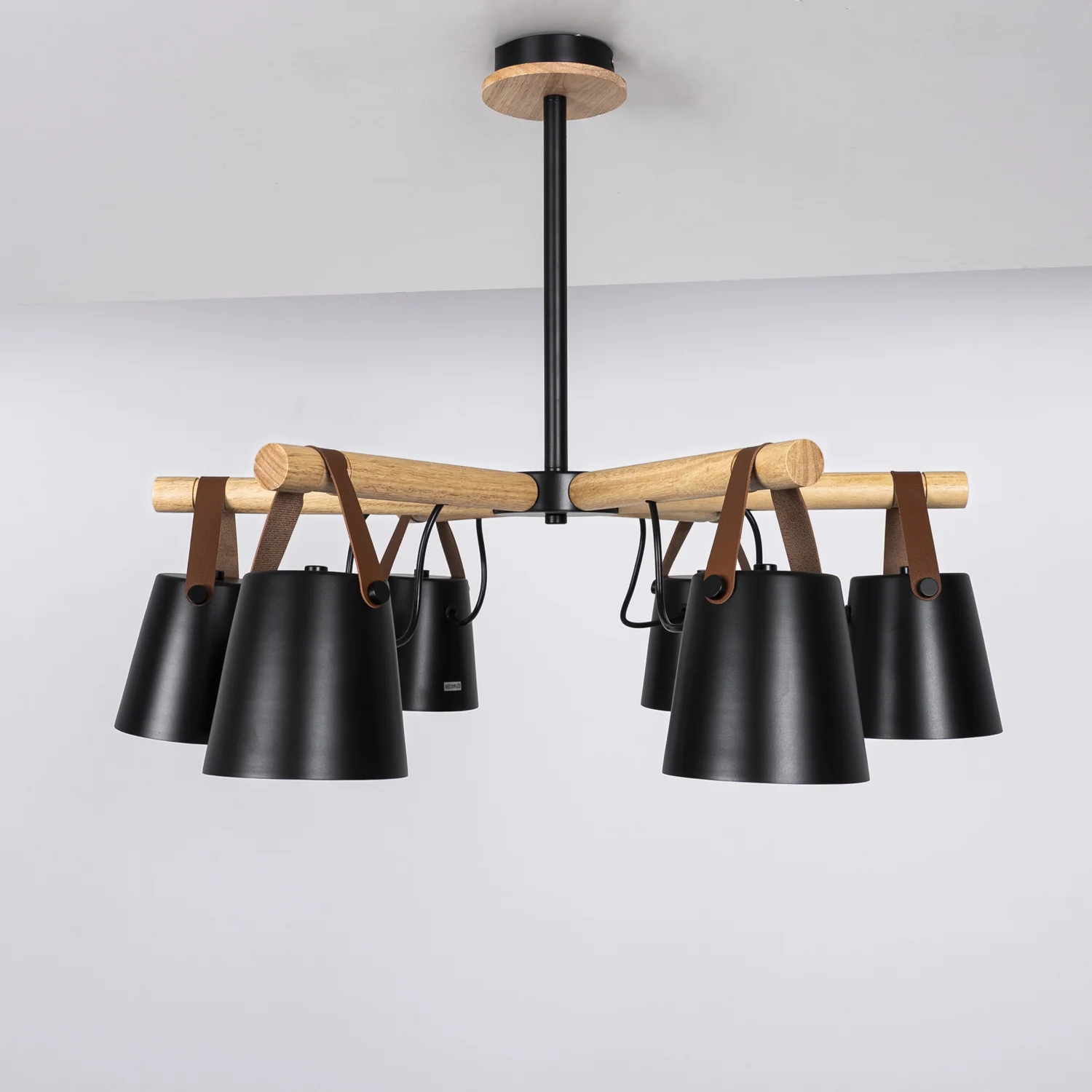 Люстра на штанге NATURA C6 black - миниатюра 15