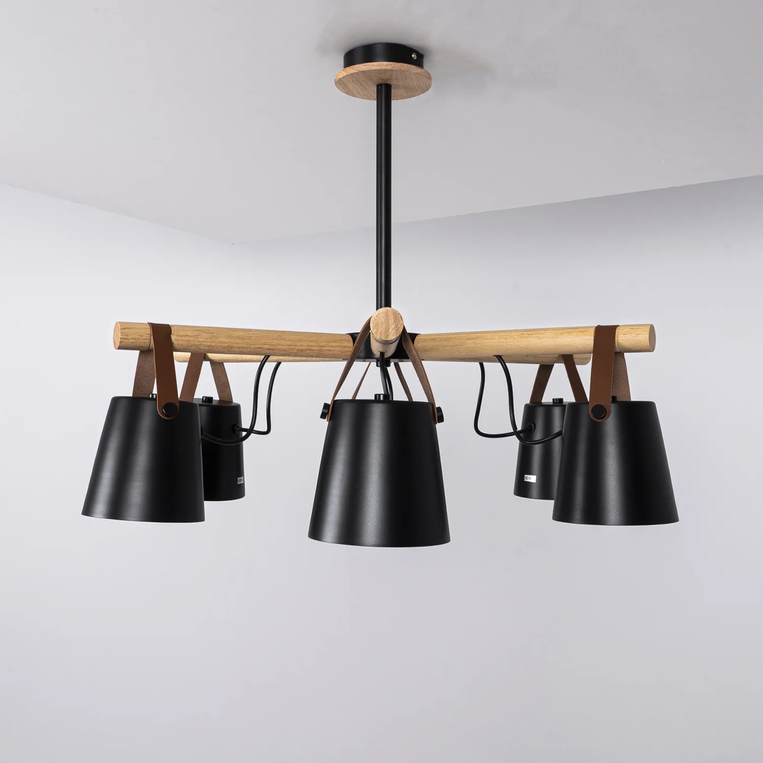 Люстра на штанге NATURA C6 black - миниатюра 16