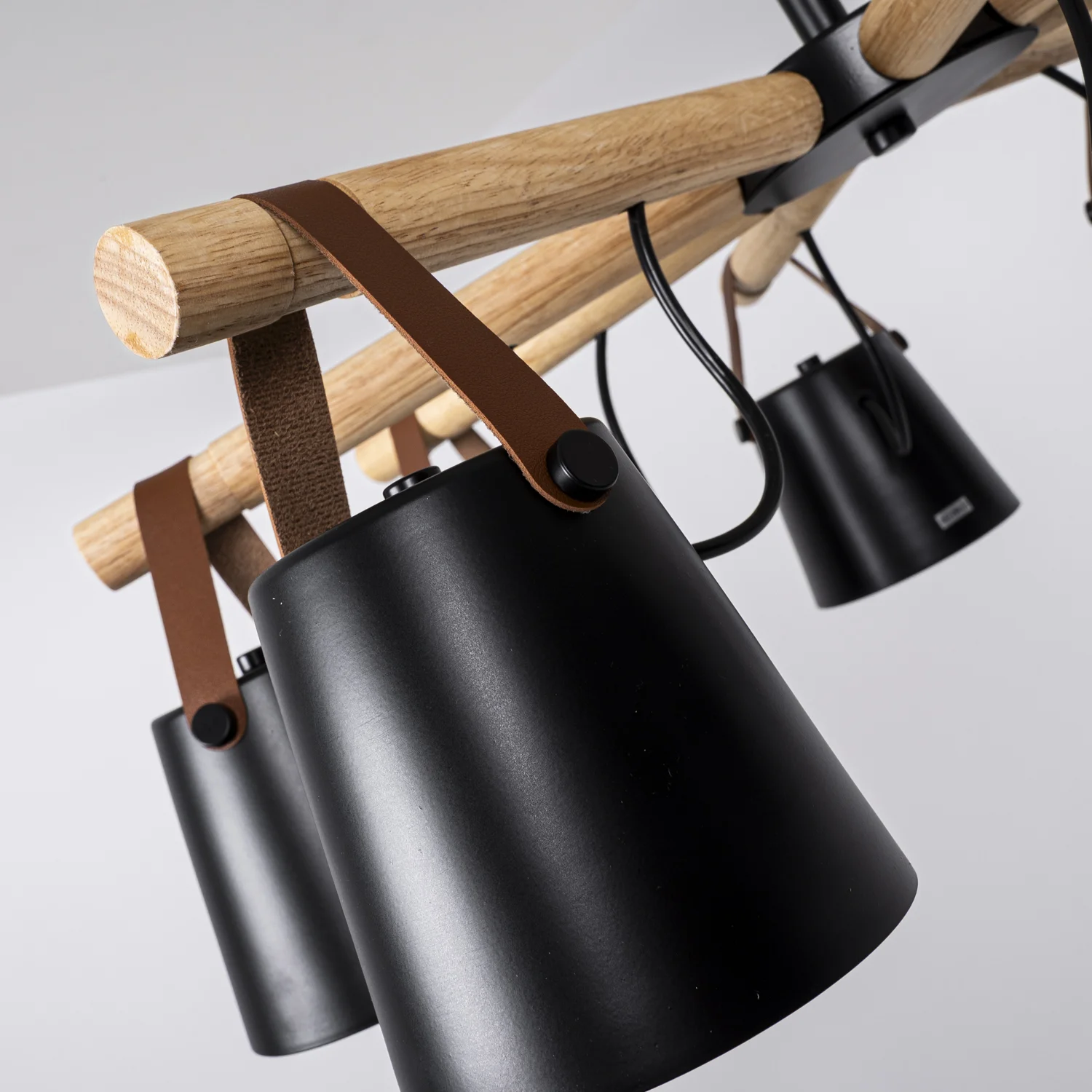 Люстра на штанге NATURA C8 black - миниатюра 10