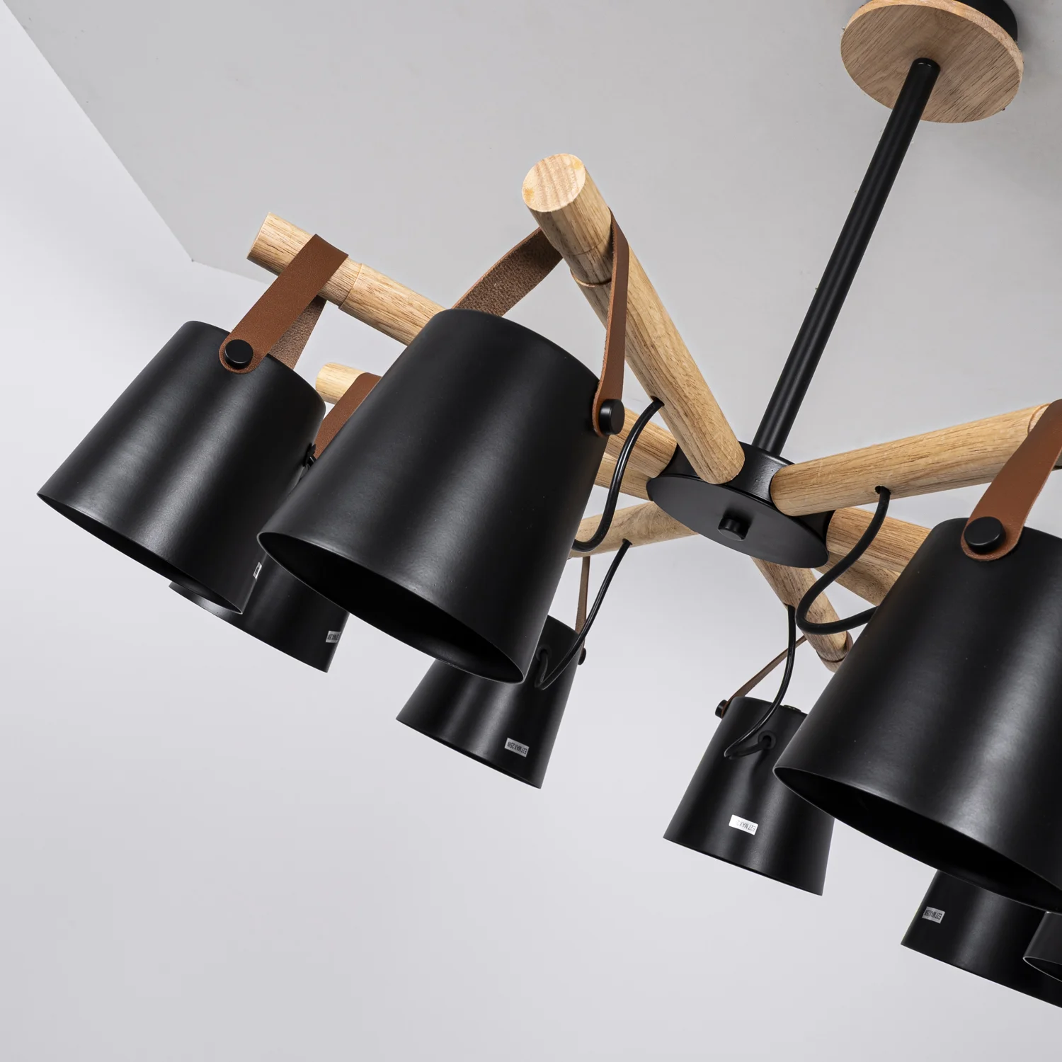 Люстра на штанге NATURA C8 black - миниатюра 18