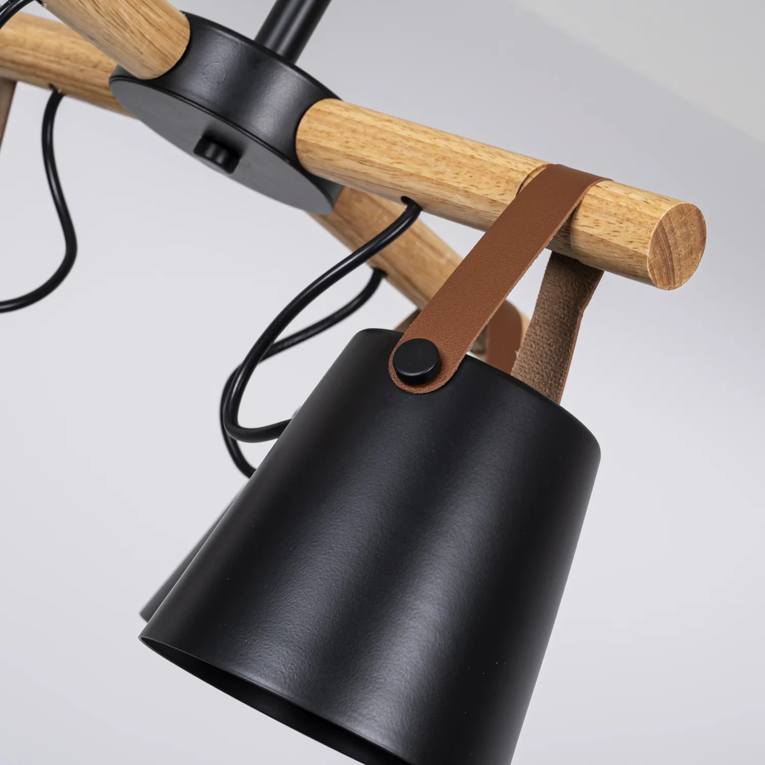 Люстра на штанге NATURA C8 black - миниатюра 5