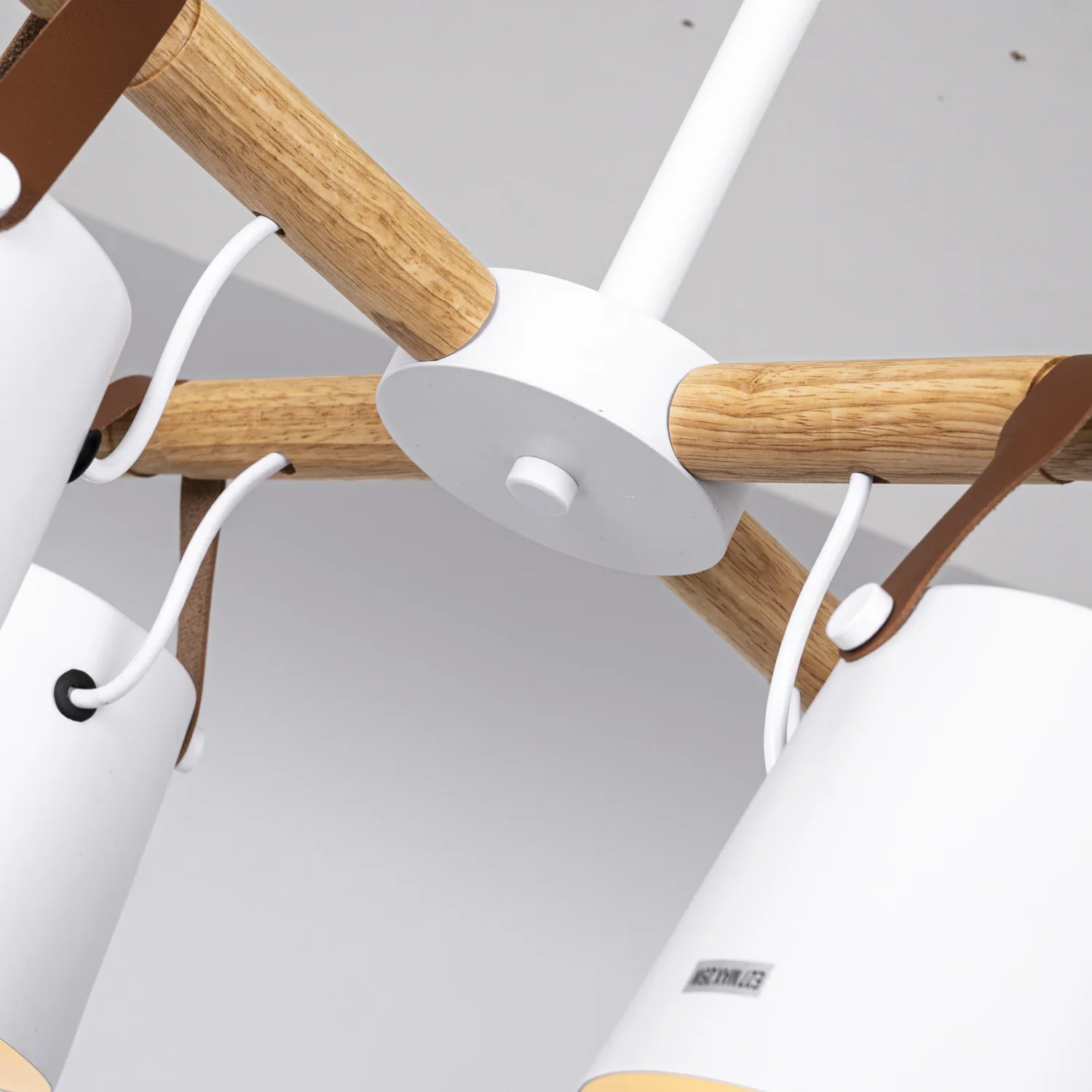 Люстра на штанге NATURA C4 white - миниатюра 8