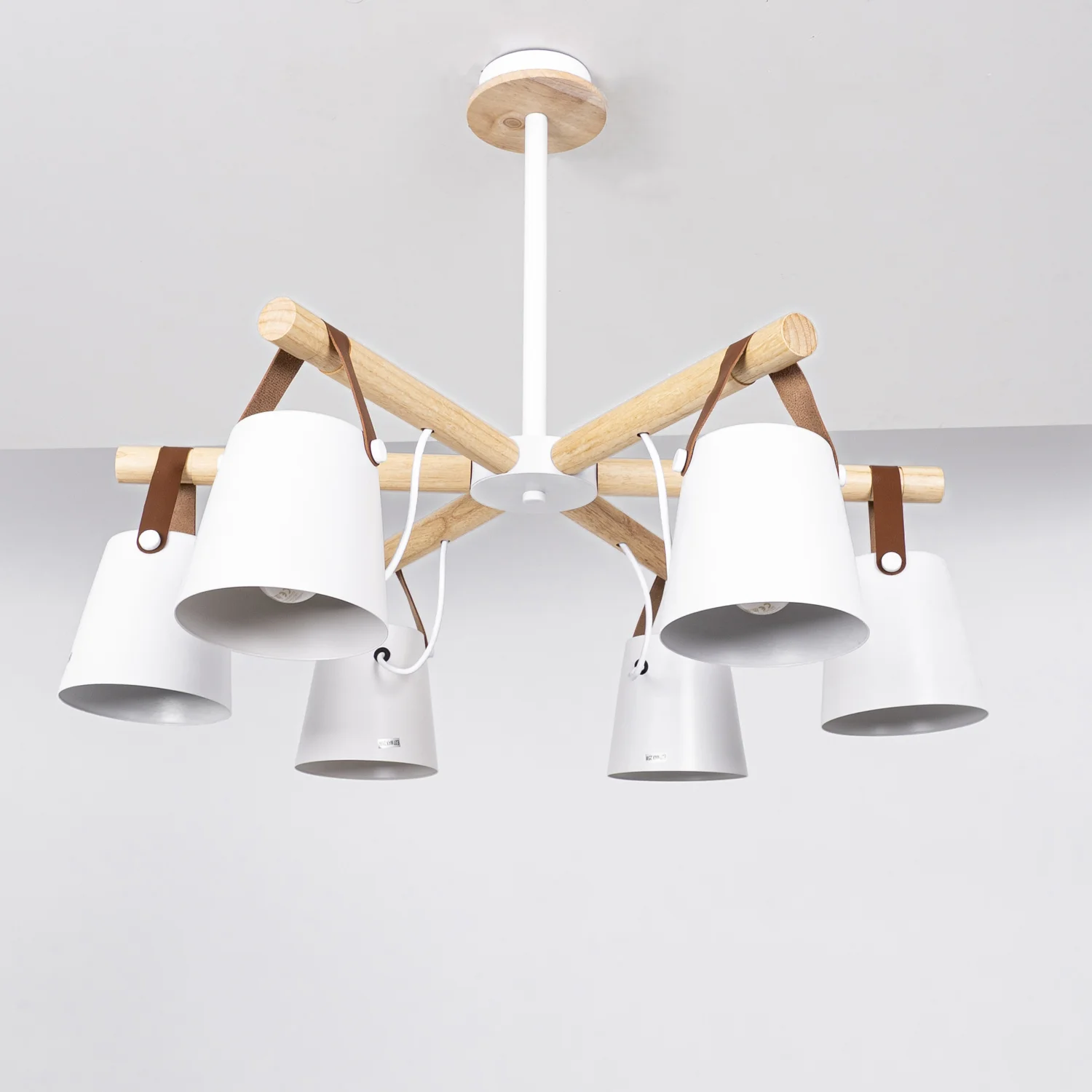 Люстра на штанге NATURA C6 white - миниатюра 12