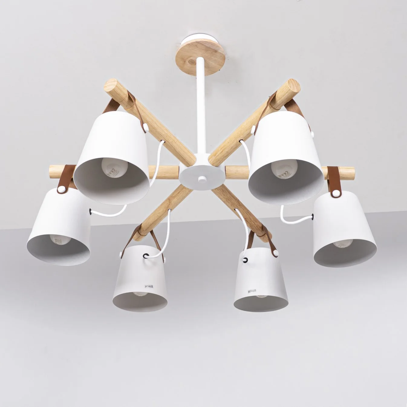 Люстра на штанге NATURA C6 white - миниатюра 13