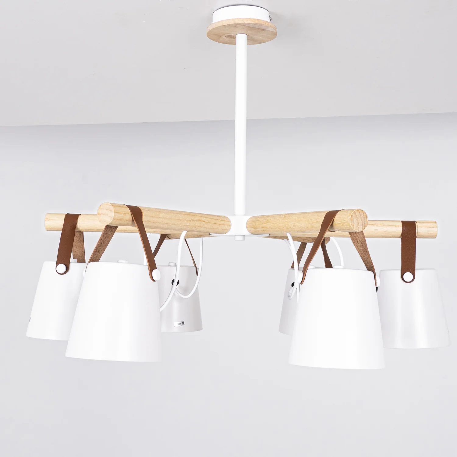 Люстра на штанге NATURA C6 white - миниатюра 18