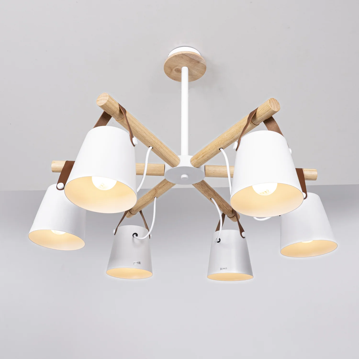 Люстра на штанге NATURA C6 white - миниатюра 8