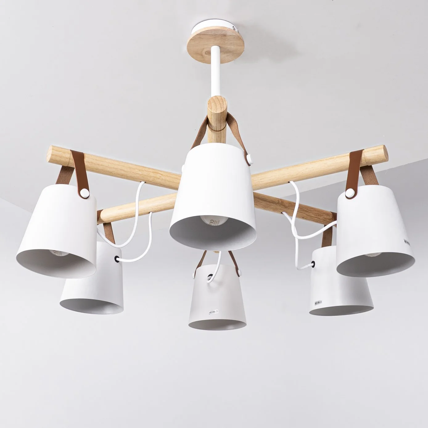 Люстра на штанге NATURA C6 white - миниатюра 9