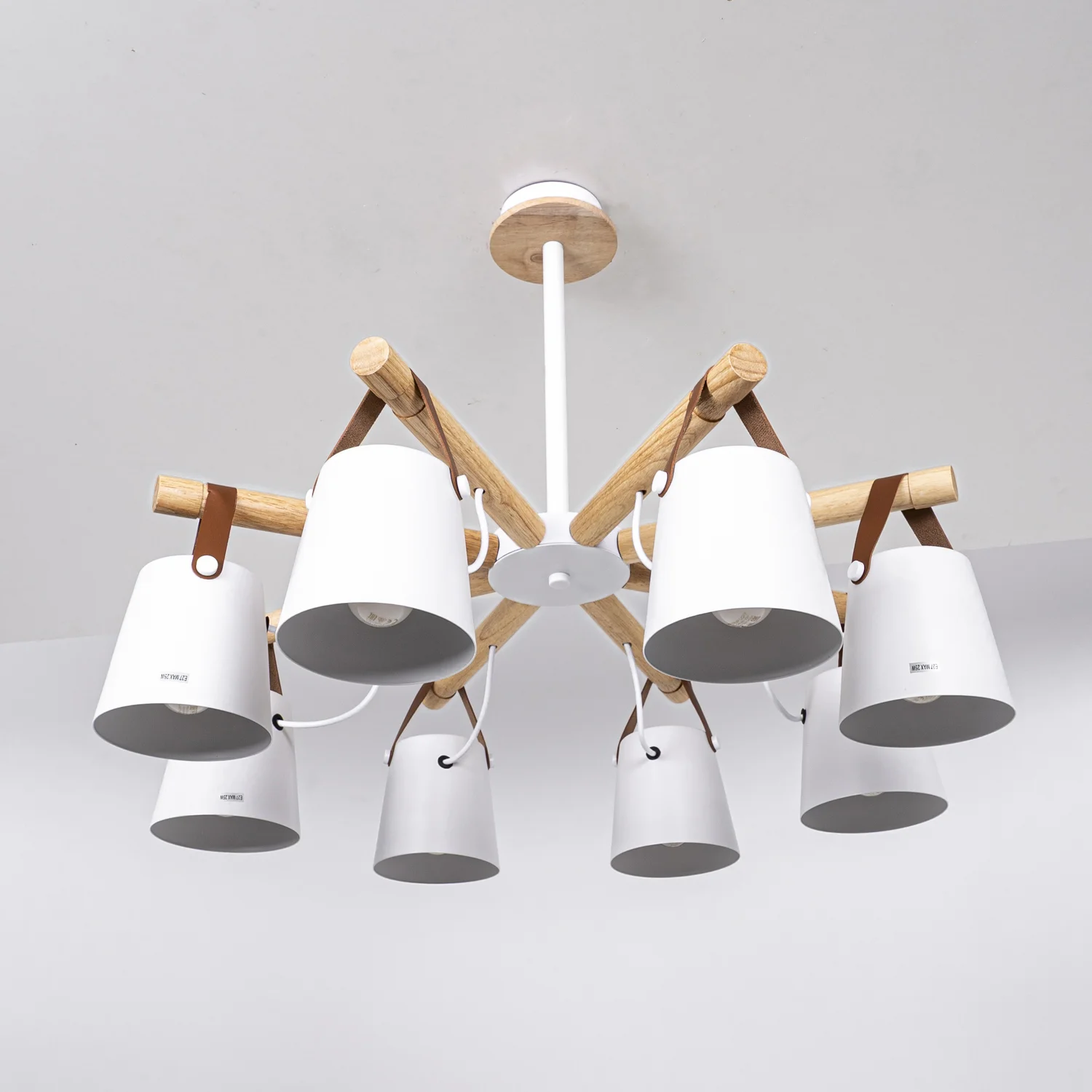 Люстра на штанге NATURA C8 white - миниатюра 10