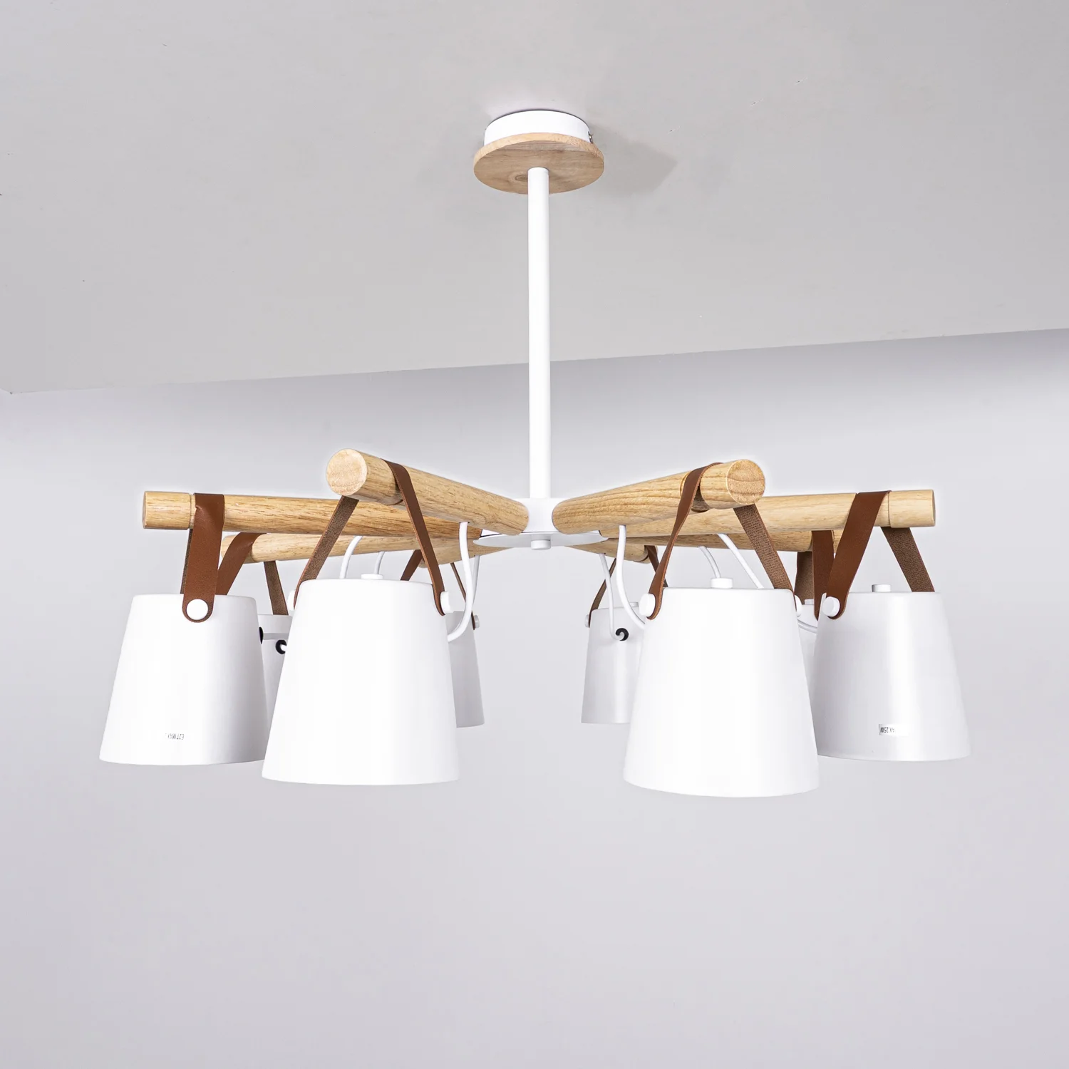 Люстра на штанге NATURA C8 white - миниатюра 15